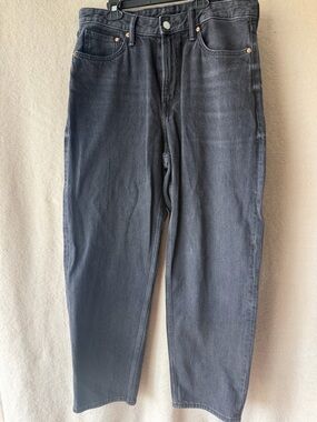 H&M Men's Relaxed-Fit Black Jeans